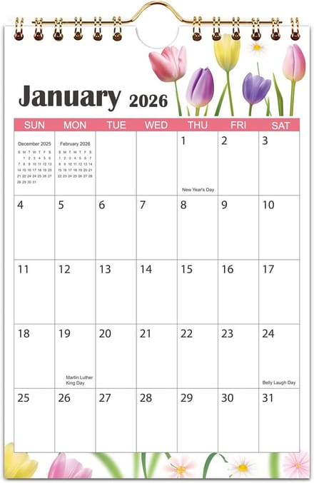 Mini Kalender 2025-2026 voor 18 Maanden