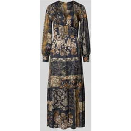 Maxi-jurk van pure viscose