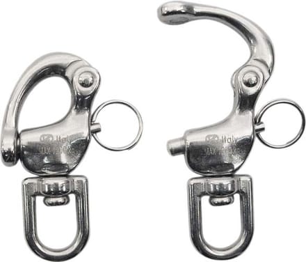 Kong Italy Quick Release Rotary Ring Connector Karabijnhaak Zilver 2