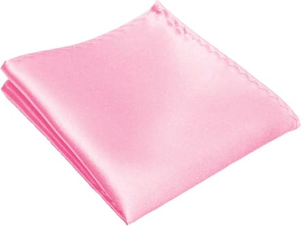 Fako Fashion - Pochette - Pochet - Satijn - 22x22cm - Lichtroze