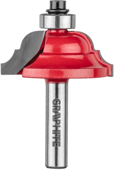 Graphite - Decoratieve Fresa met Lager - HM - 39.3 x 15.9 mm - 8 mm Schacht