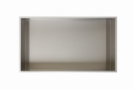 Profielenloods - Inbouwnis - Zilver - 60 x 30 x 8,5cm - RVS