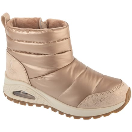 Skechers Uno Rugged Puffer Daze dames enkellaars roségoud