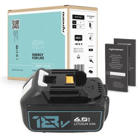 Movano - Accu voor Makita - 18V - 6.0Ah - Duurzaam