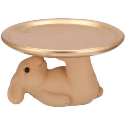 Easter rabbit plate 15x15x10 cm - Pasen