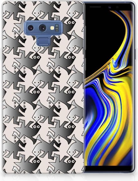 Samsung Galaxy Note 9 TPU Hoesje Salamander Grey