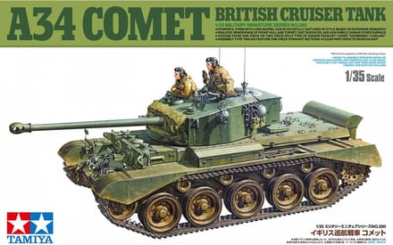 Tamiya Modelbouwpakket Militaire voertuigen - 35380 A34 Comet British Cruiser Tank Plastic - 1:35 - Modelbouw