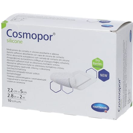 Cosmopor Silicone 7,2x 5cm 10