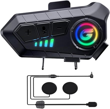 Bluetooth Headset voor Motorhelm met Intercom Functie