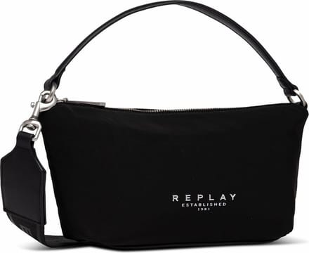 REPLAY Schoudertas Handtas Shoulder Bag Black Zwart