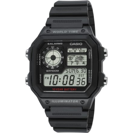 Casio Timeless AE-1200WH-1AVEF World Time Horloge