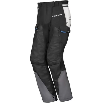 Ixon Balder PT L Zwart Grijs Blauw Dames Textiele Motorbroek - Maat S - Broek