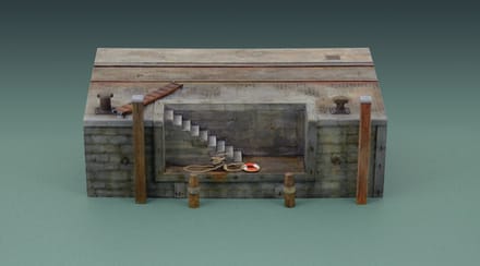 Italeri Modelbouwpakket Diorama - 5615 Dock with stairs for Diorama Plastic - 1:35 - Modelbouw