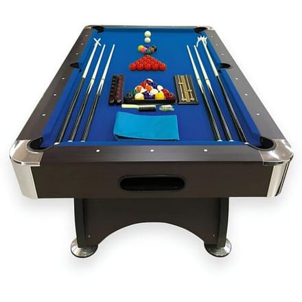 ELITESHOPPING Biljarttafel 7 voet compleet met accessoires – Iron Blue