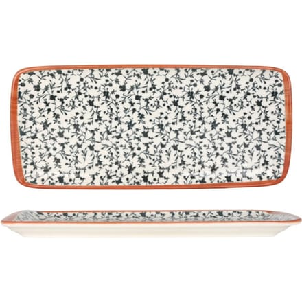 Bonna Serveerschaal - Calif - Porselein - 34x16 cm - set van 2