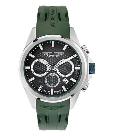 Aston Martin Aml Thrill HLC W MTRH2S604 Horloge - Siliconen - Groen - Ø 44 mm