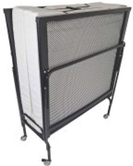 Vouwbed Spiraalbodem Plus 90x200 - Zwart
