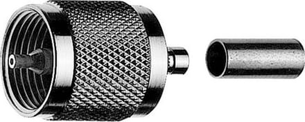 Telegärtner J01040A0010 J01040A0010 UHF-connector Stekker, recht 50 Ω 1 stuk(s)