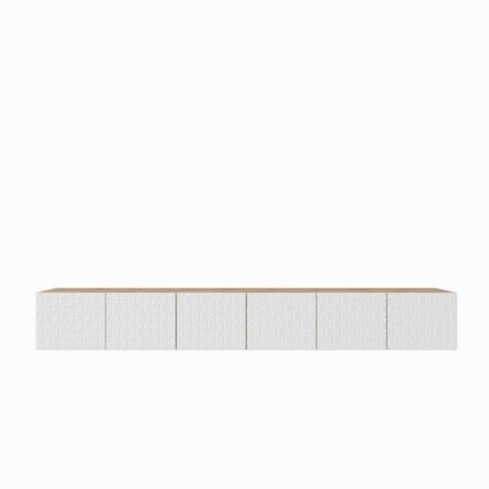 TV-kast Cali 300 (3x100) cm (artisan + wit)