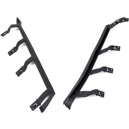 Koplampafdichting Bovenste Beugels LINKS+RECHTS Voor BMW X3 E83 2004-2010 6939274 black