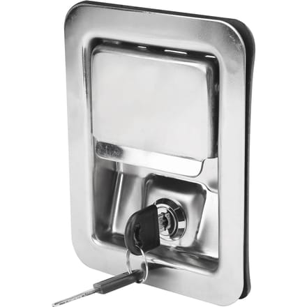 Peddelvergrendeling 304 RVS Handgreep Slot Sleutels Kit voor Unit Bouwmachines gray