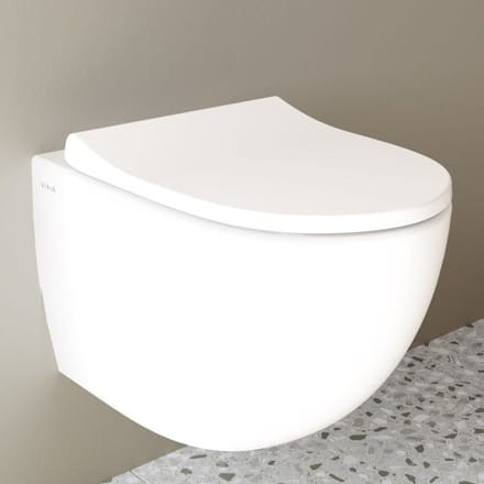 VitrA Sento - hangende toilet - WC-pan - Wit - 54 cm - inclusief slim softclose WC bril