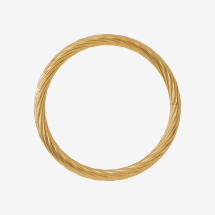 Essenza Twisted Bangle Bracelet Gold