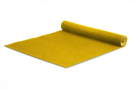 GJ Floors - Basic loper Tokyo | Okergeel - Breedte x Lengte: 2 meter / 10 meter