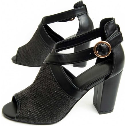 Dames Sandalen met Hak.  Montevita  Avara  92145 39 zwart