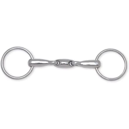 Paardenhoofdstel bit met dubbele pauze Metalab