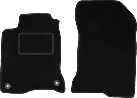 Voormatten zwart voor: Renault Laguna III coupé (2007-2015)