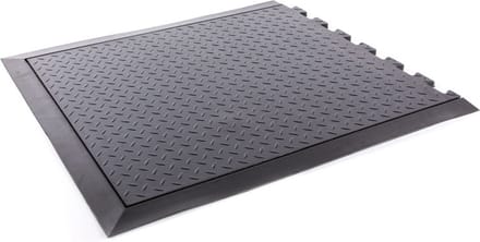 Rubbermagazijn - Werkplaatsmat - 78x71cm - Anti vermoeidheidsmat - Eindstuk