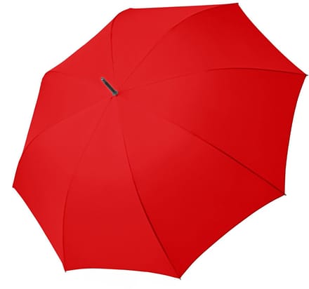 doppler paraplu Fiber Golf Flex AC Uni Red rood