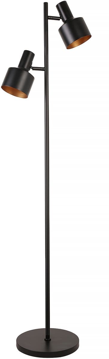 Artdelight - Vloerlamp Twinkle 2 lichts H 150 cm zwart