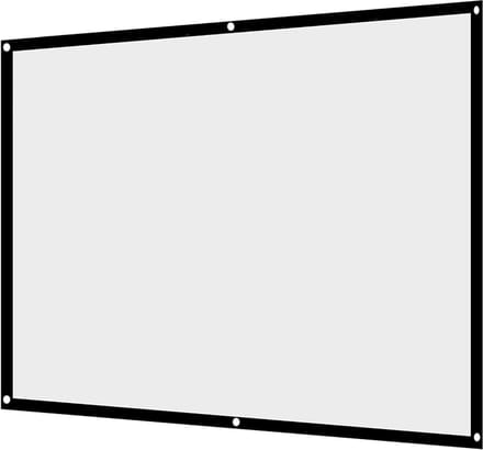 Projectiescherm - Draagbaar Doek - Thuisbioscoop Creëren - Minimale Kreuken - Tot 100 Inch