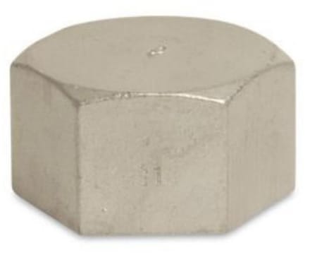 RVS Eindkap 1 1/4" - Gewindefitting RVS V4A