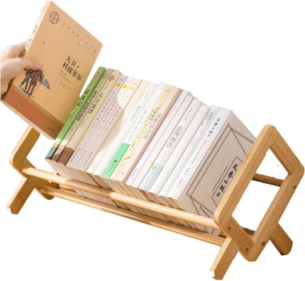 Bureau Boekenplank - Bureau Organizer - Bureau Opruimen - Ruimtebesparend Ontwerp - 52 cm - Natuurlijk Bamboe