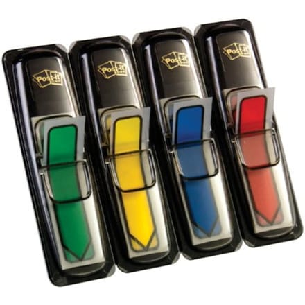 Indextabs post-it 684 11.9x43.1mm pijl assorti 96 Tabs