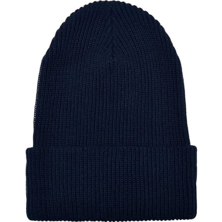 Flexfit Geribde gebreide muts van gerecycled garen (Marine)
