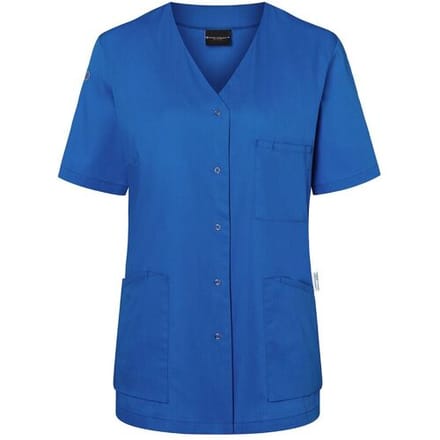 (6 stuks) KARLOWSKY Korte Mouw Dames Tuniek Essential - Koningsblauw - maat: 36 blauw