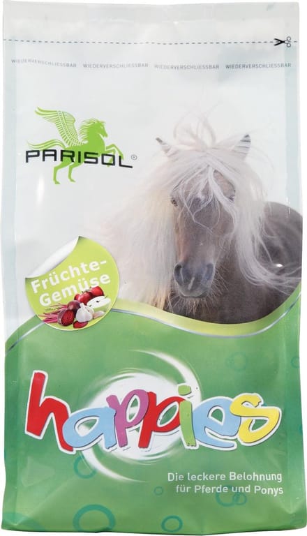 Paardensnoepjes Parisol Happies banaan/wortel 1kg