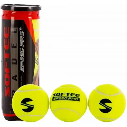 Tubes van 3 padelballen Softee Speed Pro