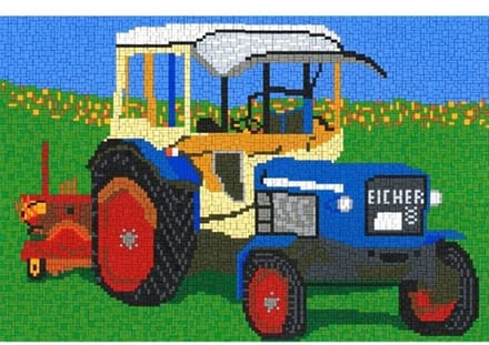 Stickit oldtimer tractor, ca. 7.700-delig