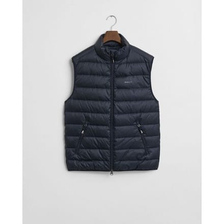 Gant Uni Color Lightweight Body-Warmer Avond Blauw / male