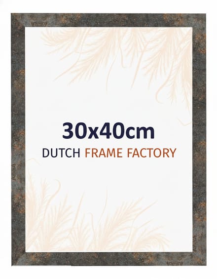Fotolijst 30x40 cm - MDF - Geoxideerd Metaal - Benno