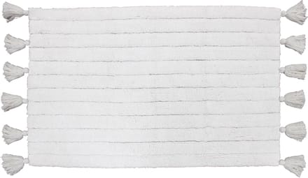 Livetti  Badkamermat Toiletmat Wcmat 50x80 Katoen Minatis Wit