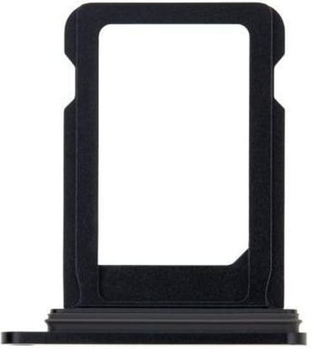 SIM Card Holder Tray for Apple iPhone 12 - Black