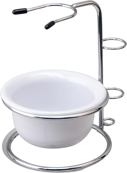Scheerapparaat Houder - Scheren Accessoires - Netjes Opbergen - Stevige RVS - Set van 2 - Zilver