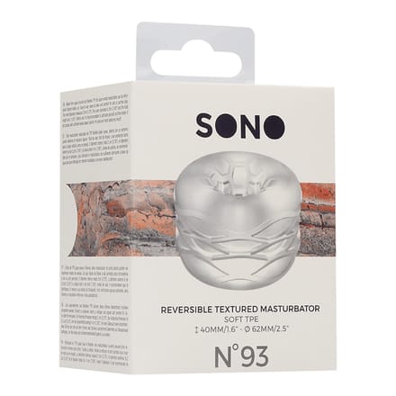 Sono N0. 93 - Twee kanten bruikbaar masturbator en bumper