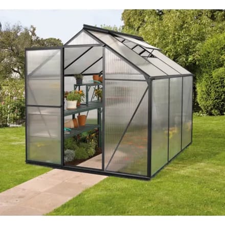 Vitavia Tuinkas Triton 3800 - Polycarbonaat 6mm - Zwart - 198x193x207cm